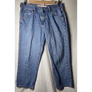 Levis 515 Nouveau Capris Womens Size 6 Blue Denim Cropped Jeans